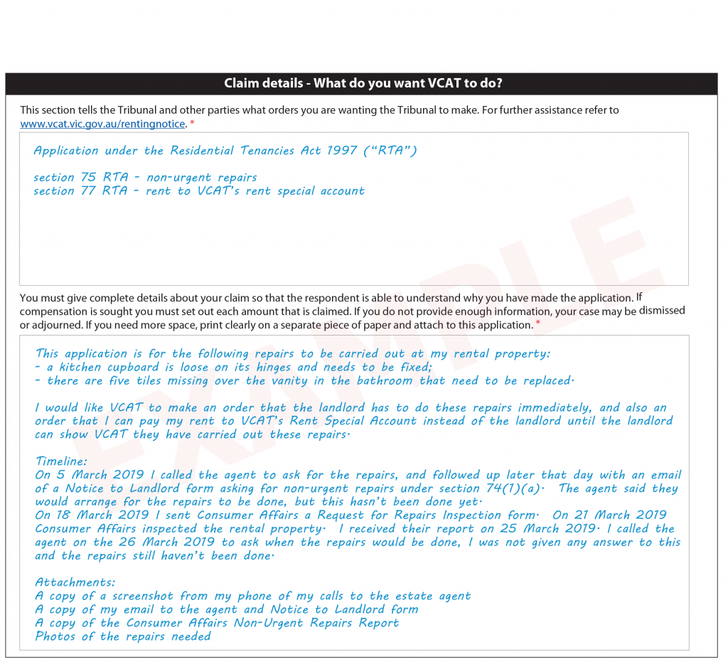 repairs when renting a home tenants victoria notice to tenants about repairs