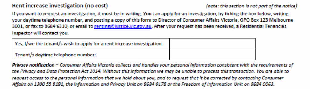 public housing rent reviews what you can do tenants victoria increase of rent notice